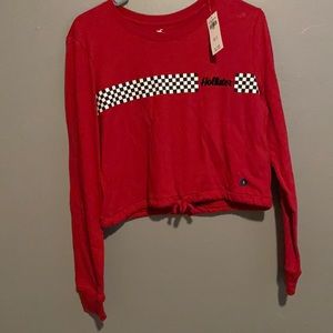 Long sleeve Red Hollister Shirt